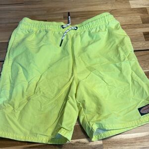 Vineyard Vines Men's Neon Yellow Swim Shorts